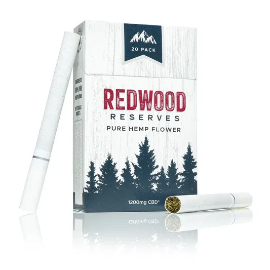 Redwood Reserve CBD Cigarettes 20ct 1200mg CBD