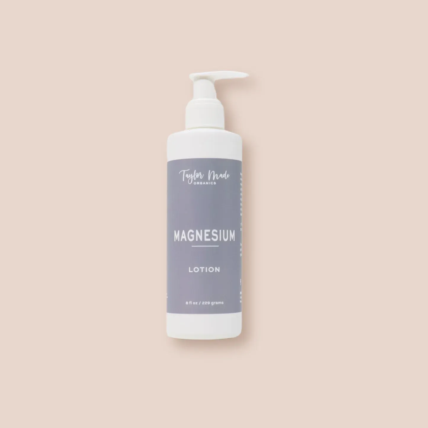 Taylor Made Organics Magnesium Organic Lotion 8oz