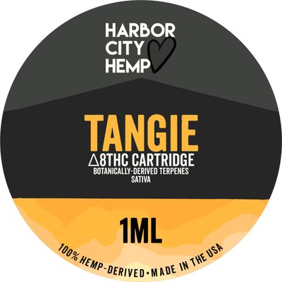 Harbor City Hemp Delta 8 CDT Cartridge 1g Sativa Tangie