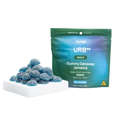 Urb Delta 9 (Gummy Getaway Jamaica) 350mg 35ct
