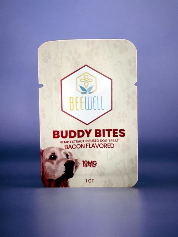 Bee Well CBD Buddy Bites Dog Treat  1ct 10mg