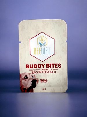 Bee Well CBD Buddy Bites Dog Treat  1ct 10mg