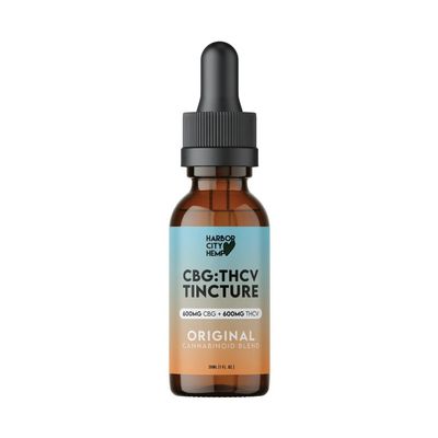 Harbor City Hemp 600mg CBG 600mg THCv Tincture 1200mg 30ml