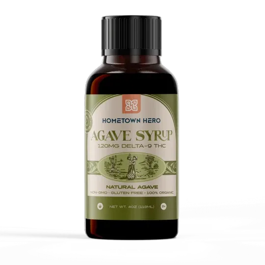 Hometown Hero Delta 9 Agave Syrup 120mg