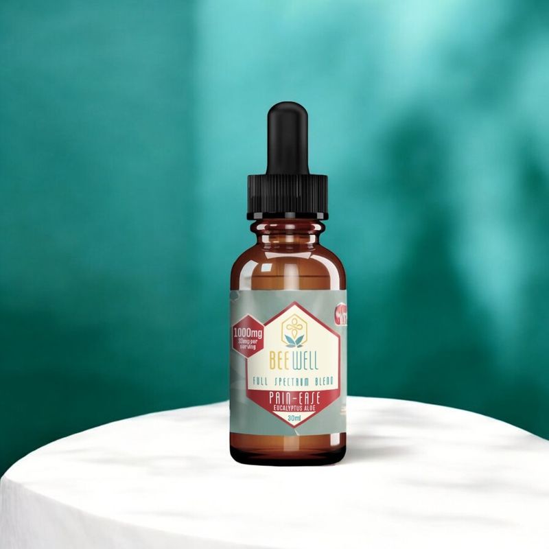 Bee Well CBD Pain Ease Tincture 1000mg No Box