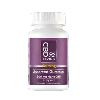 CBD Living Gummies- Calming 30ct 300mg CBD Assorted