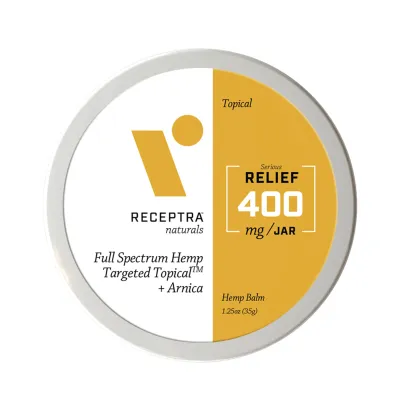 Receptra Relief Targeted Topical + Arnica 1.25 400mg