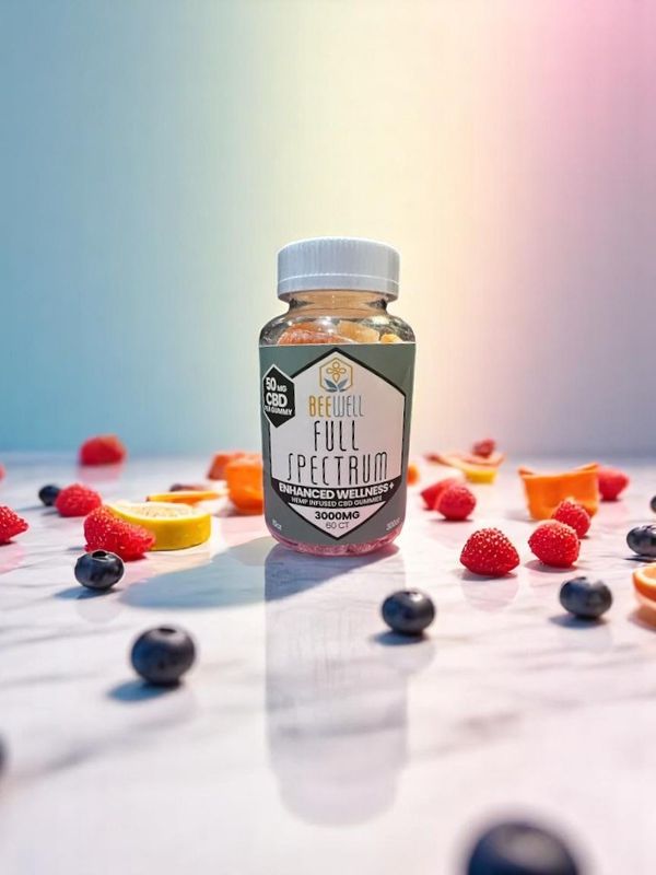 Bee Well CBD Wellness Full Spectrum Gummies 30ct 1500mg