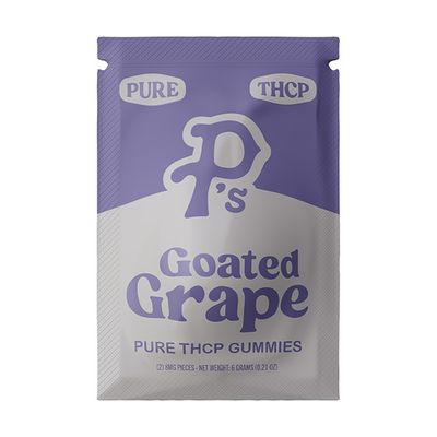 Pushin&#39; P&#39;s Gummies THCp 2ct pack Goated Grape