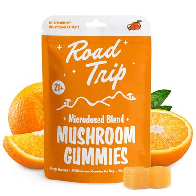 Road Trip Microdosed Gummies + Functional Mushrooms 20ct Orange