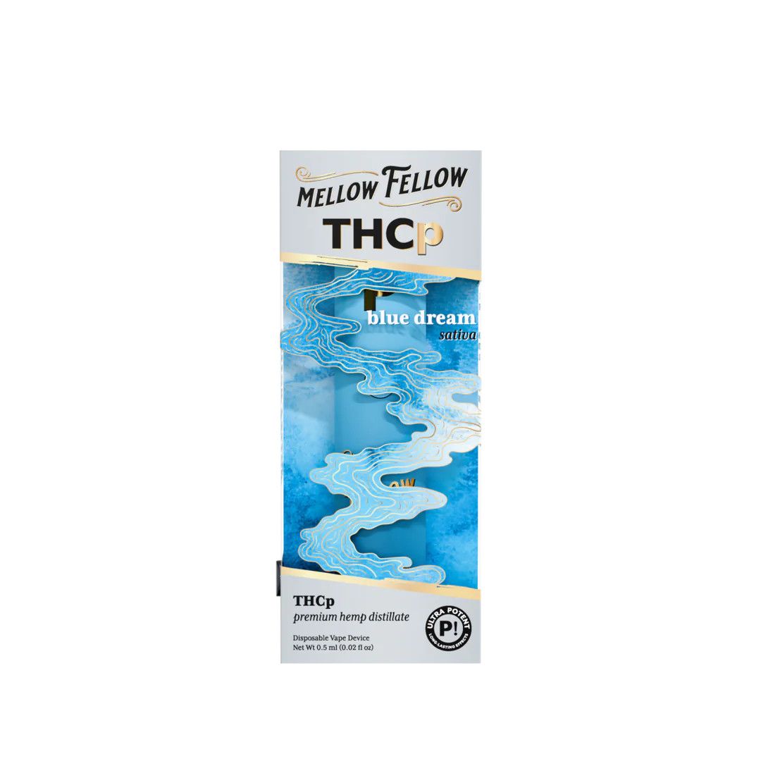 Mellow Fellow THCp Disposable .5ml, Strain: Blue Dream (Sativa)