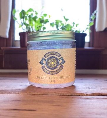 Dandelion and Draugr Whipped Body Butter 3oz 1000mg Rose
