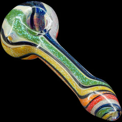 Human Grade Rainbow Spoon Pipe