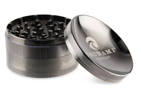 Tsunami Sunken Top 3&quot; 75mm 4-Piece Grinder Gunmetal