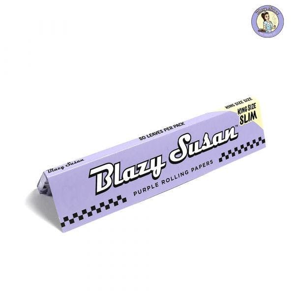Blazy Susan Purple Rolling Paper - King Size Slim