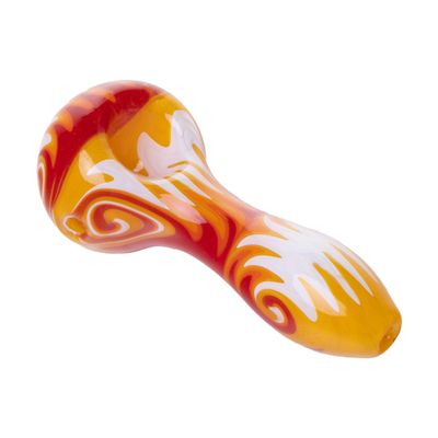 Human Grade Swirly Spoon Pipe 4&quot;