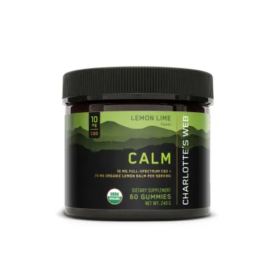 Charlotte&#39;s Web Gummy Calm 150mg CBD Lemon Lime 30ct