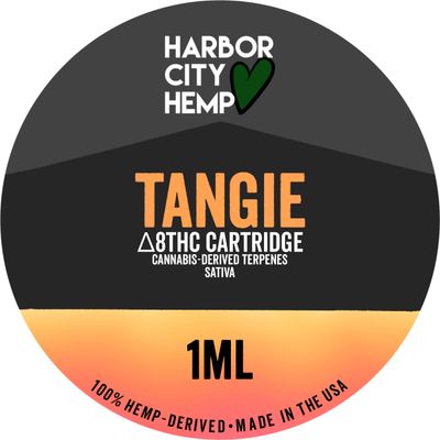 Harbor City Hemp Delta 8 CDT Cartridge 1g Sativa Sour Tangie