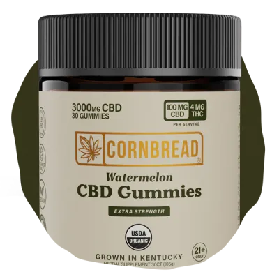 Cornbread Hemp CBD Gummies Watermelon 2ct 100mg