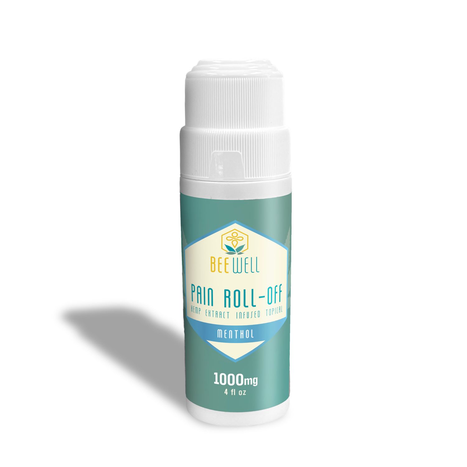 Bee Well CBD Pain Ease Roll Off Menthol, Strength: 1000mg