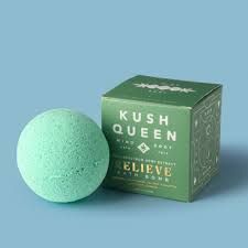Kush Queen 1:1 Bath Bomb 25mg CBD 25mg Delta 9