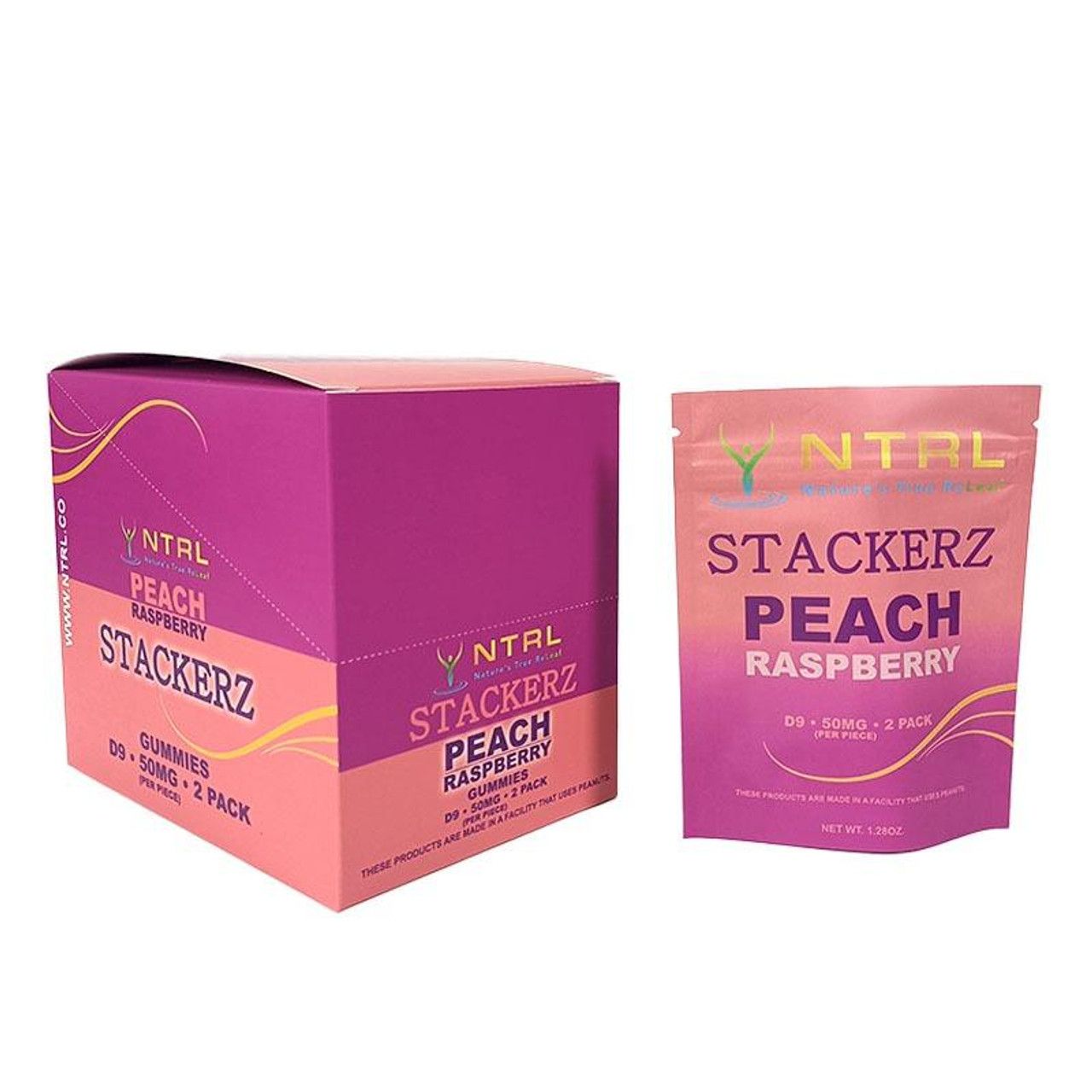 NTRL Stackers Live Resin Gummy 50mg D9 2ct