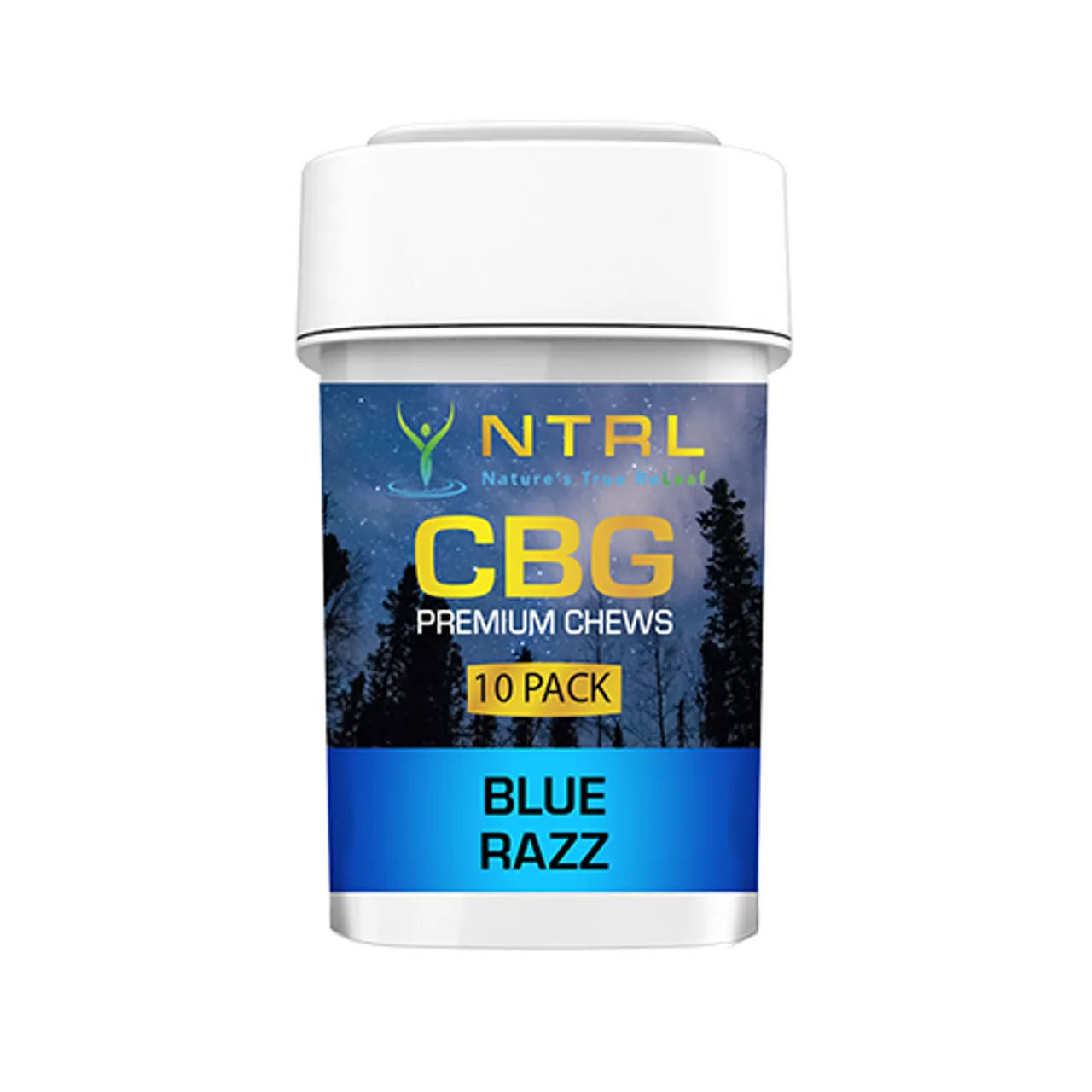 NTRL CBG Soft Chews 5mg CBG 20mg CBD 10ct