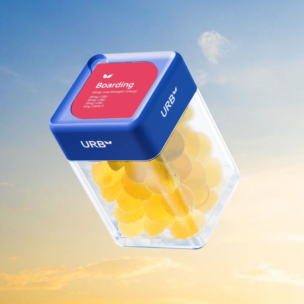 URB Boarding Skybites CBD/CBG/CBC/D9 30ct, Flavor: Energy Tropical Breeze