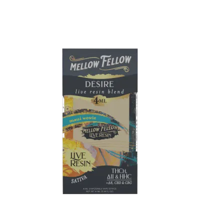 Mellow Fellow Live Resin Blend Disposable 4ml Desire Maui Wowie