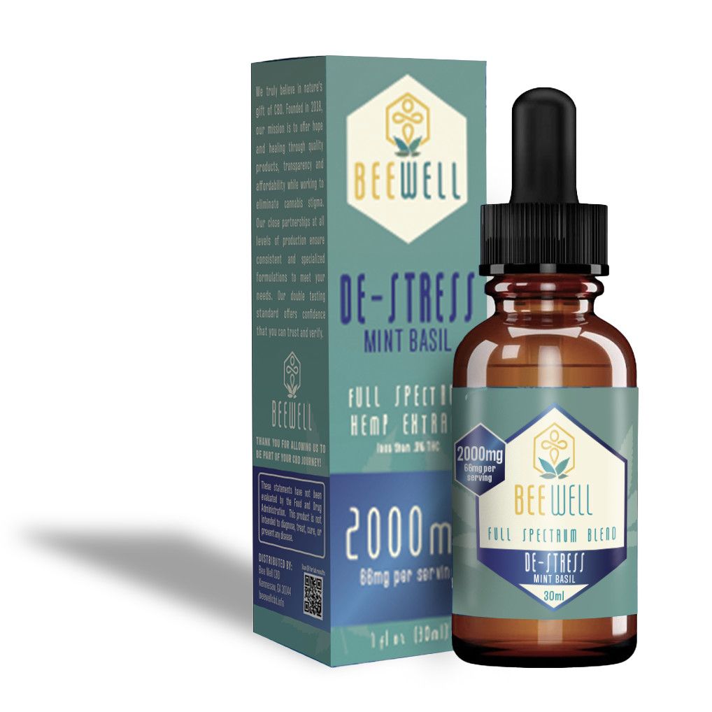 Bee Well CBD Good Day Tincture 3500mg