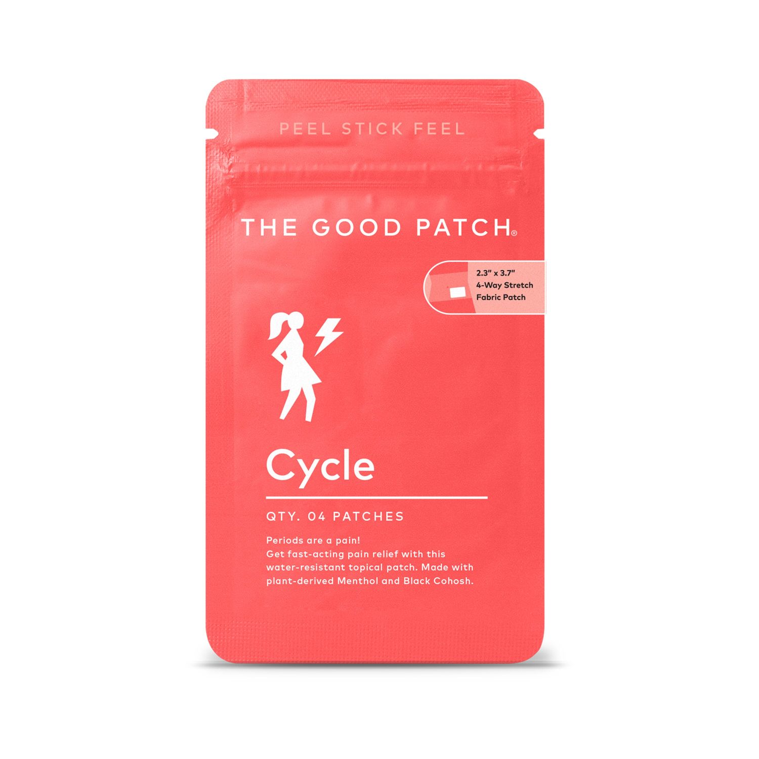 The Good Patch Plant Based Cycle Patch 4ct
