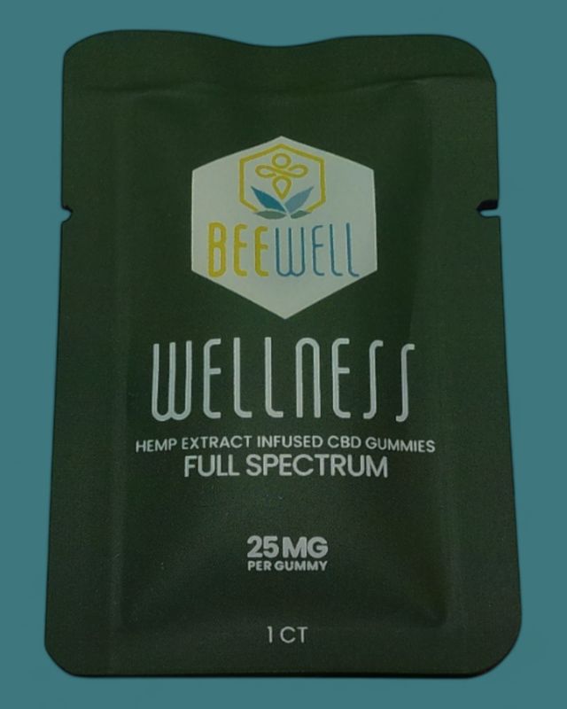 Bee Well CBD Wellness Full Spectrum Gummies 1ct 50mg