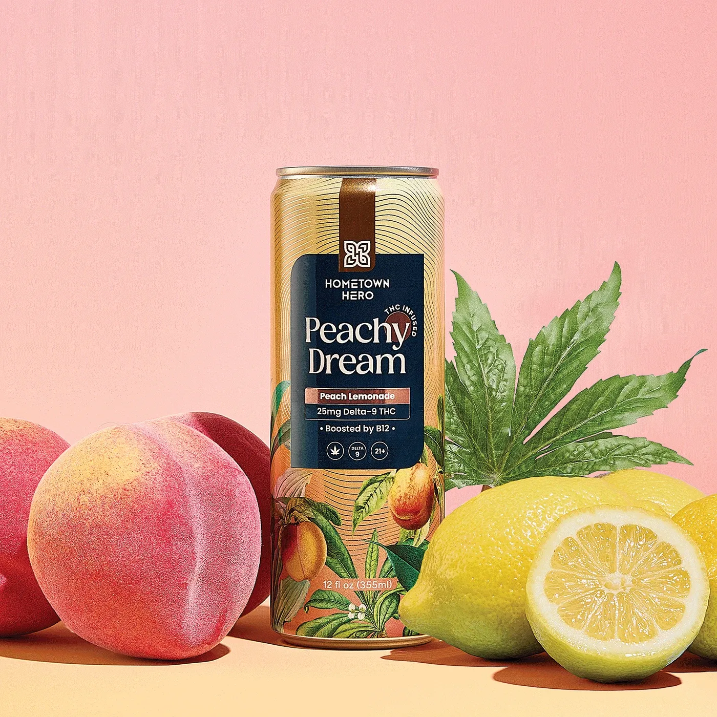 Hometown Hero THC Lemonade 5mg D9 12 fl oz