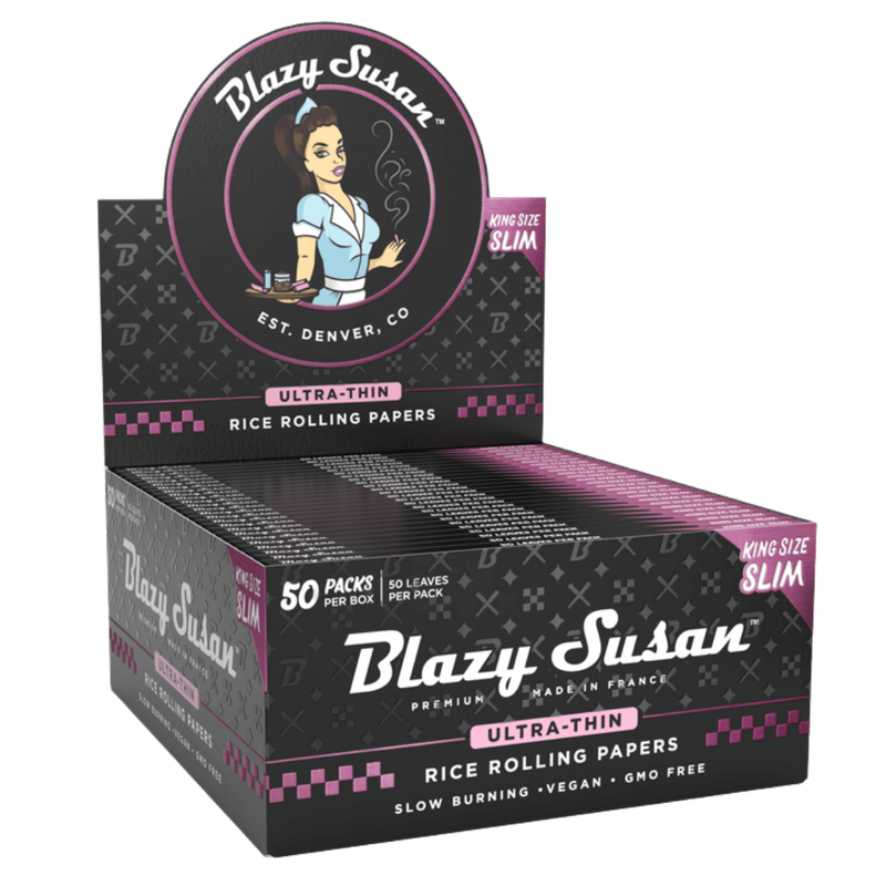 Blazy Susan Papel de Arroz Ultrafino - King Size Slim 50ct