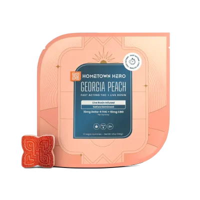 Hometown Hero Live Rosin Infused Gummies 10mg