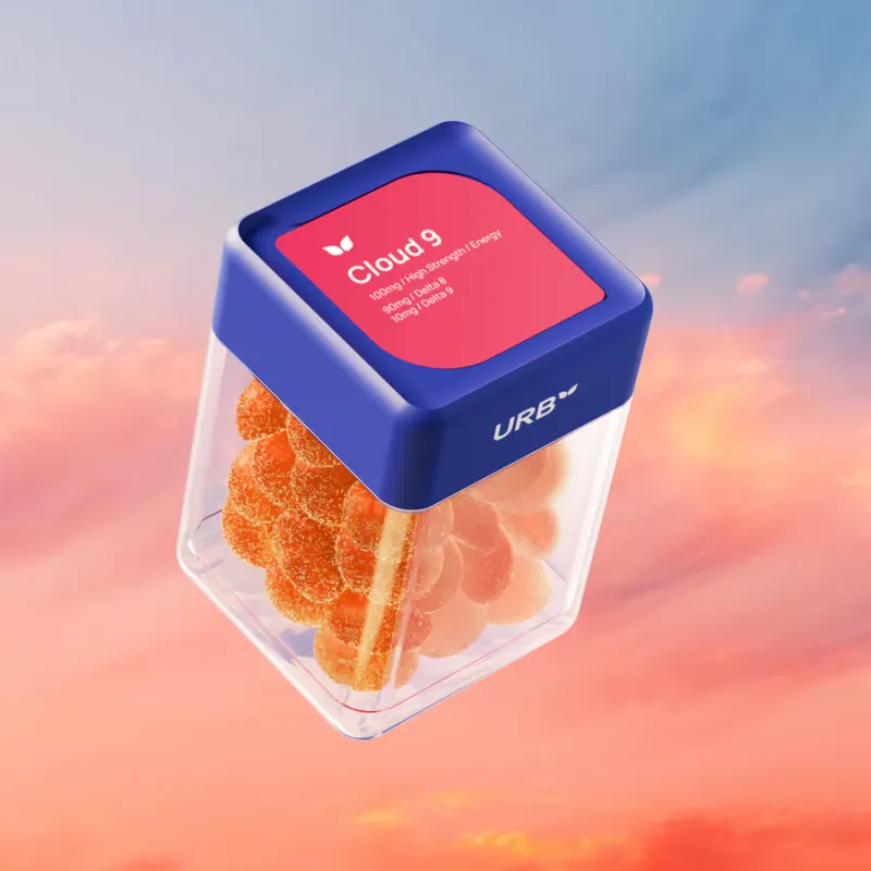 URB Cloud 9 Skybites 10mg D9 90mg D8 30ct