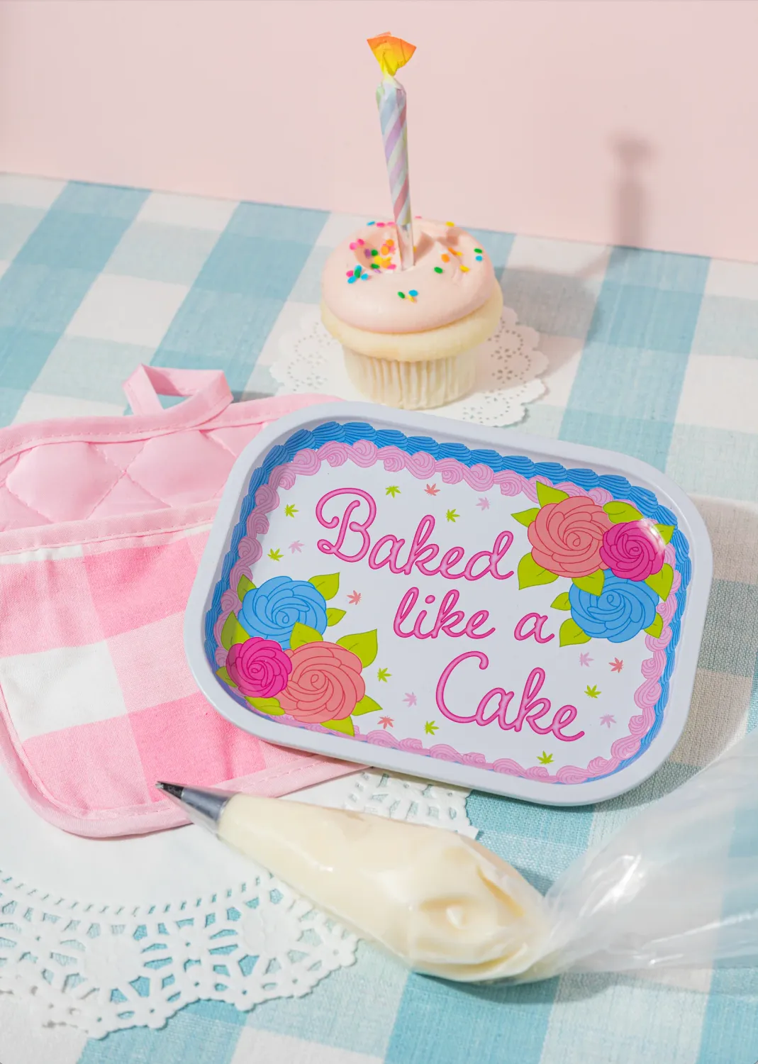 Canna Style Baked Like a Cake Rolling Tray 7x5.5