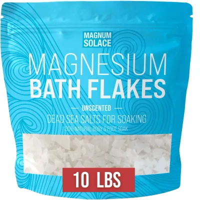 Magnum Solace Magnesium Bath Flakes 10lb