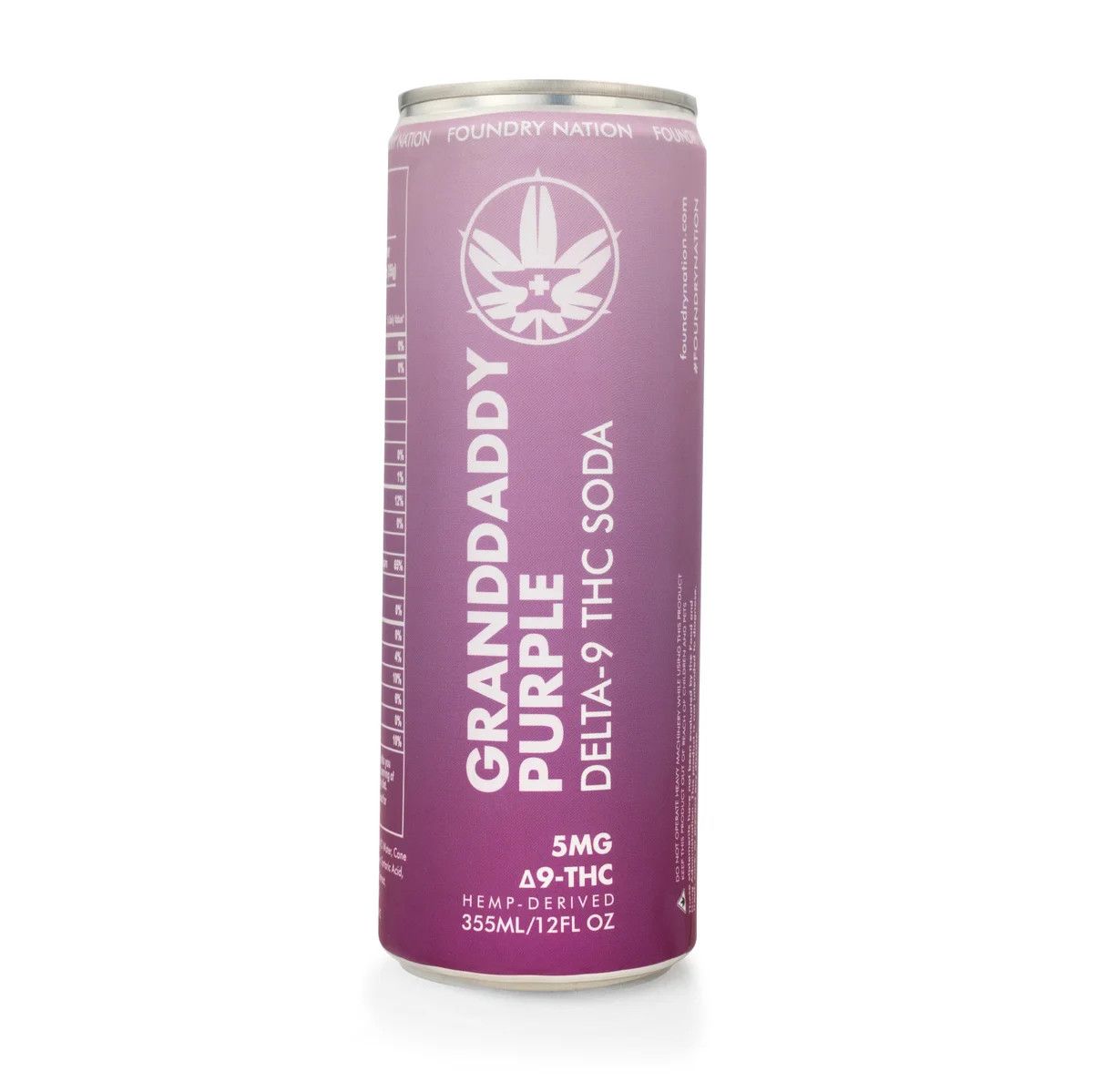 Foundry Soda 12 oz 5mg D9 Granddaddy Purple