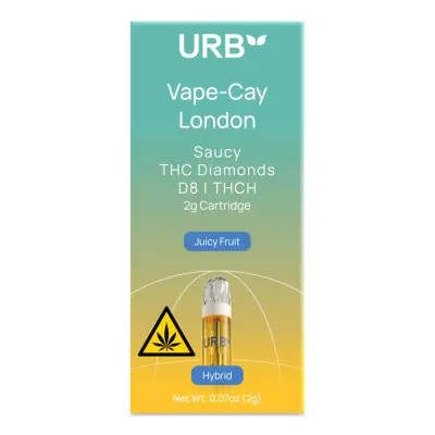 URB Saucy THC Diamonds Cartridge 2.2 ML