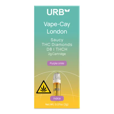 URB Saucy THC Diamonds Cartridge 2.2 ML