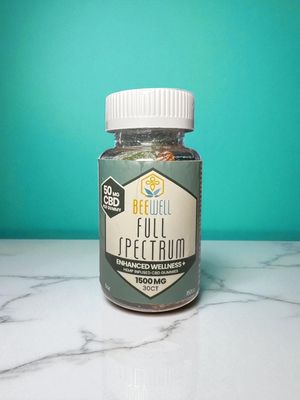 Bee Well CBD Wellness Full Spectrum Gummies 60ct 3000mg