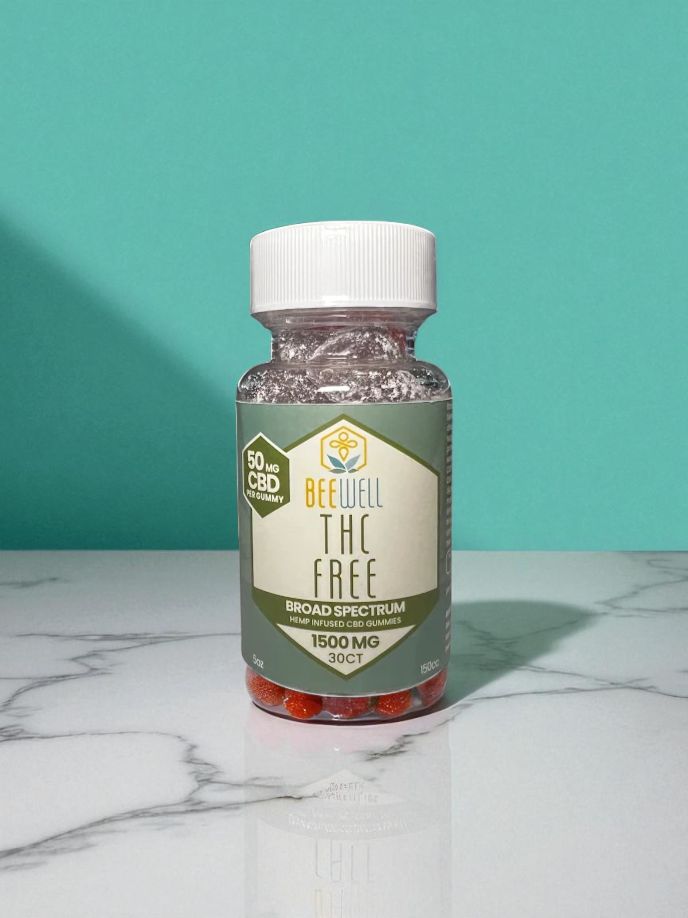 Bee Well CBD Wellness THC Free Gummies 60ct 3000mg