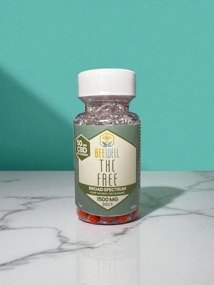Bee Well CBD Wellness THC Free Gummies 60ct 3000mg