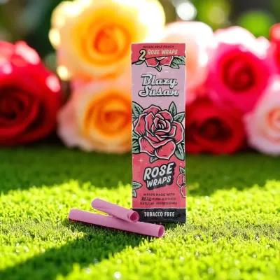 Blazy Susan Rose Petal Hemp Wraps 2pk