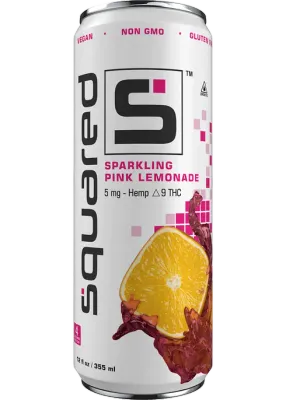 Squared Soda 12oz 5mg D9 Sparkling Pink Lemonade
