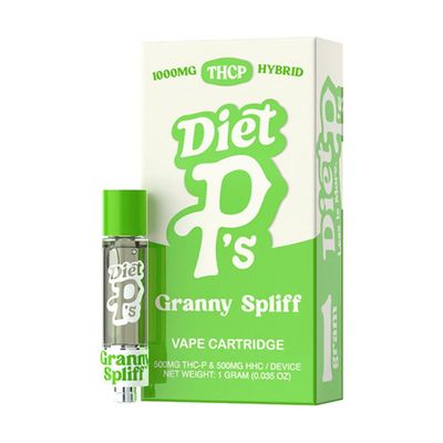 Diet P&#39;s Cartridge 1000mg THCp HHC Hybrid 