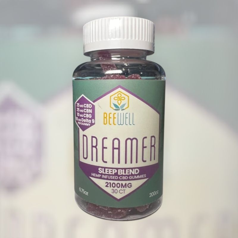 Bee Well CBD Functional Gummies Dreamer (CBD, CBN, D8) 30ct