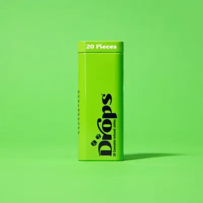 Gomitas de THC Drops 20 unidades 100mg D9