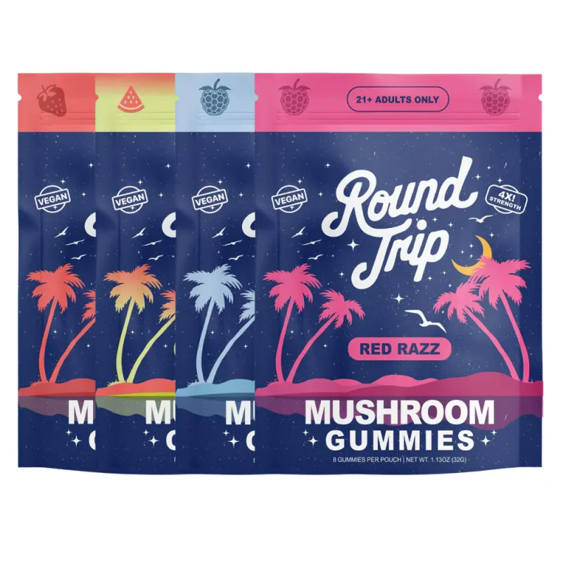 Round Trip Mushroom Gummies 8ct
